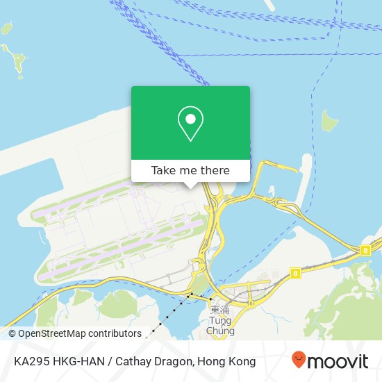 KA295 HKG-HAN / Cathay Dragon map