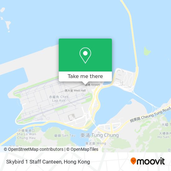 Skybird 1 Staff Canteen map