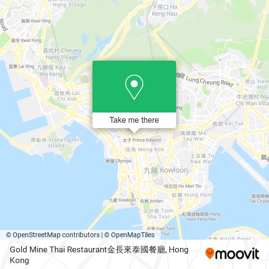 Gold Mine Thai Restaurant金長來泰國餐廳 map