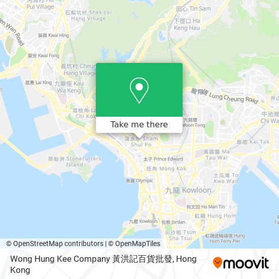 Wong Hung Kee Company 黃洪記百貨批發 map