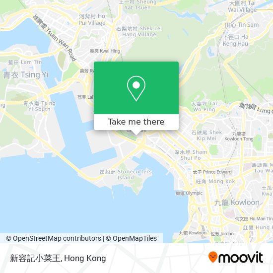 新容記小菜王 map