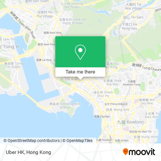 Uber HK map