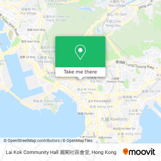 Lai Kok Community Hall 麗閣社區會堂 map