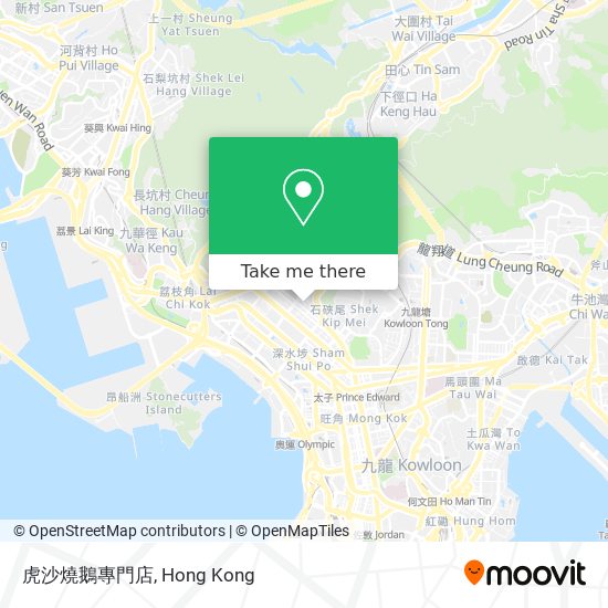 虎沙燒鵝專門店 map