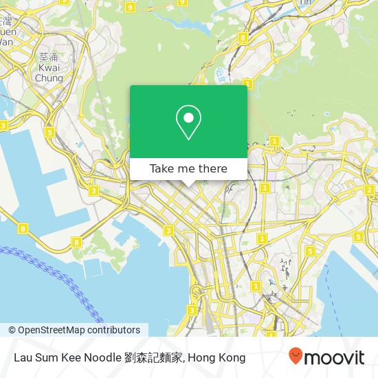 Lau Sum Kee Noodle 劉森記麵家 map