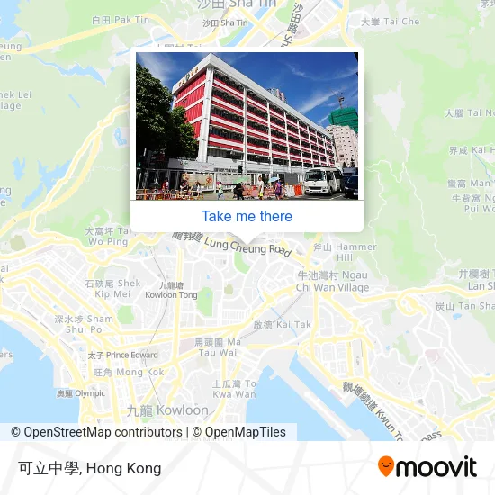 可立中學地圖