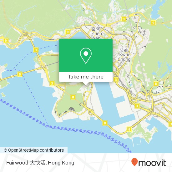 Fairwood 大快活 map