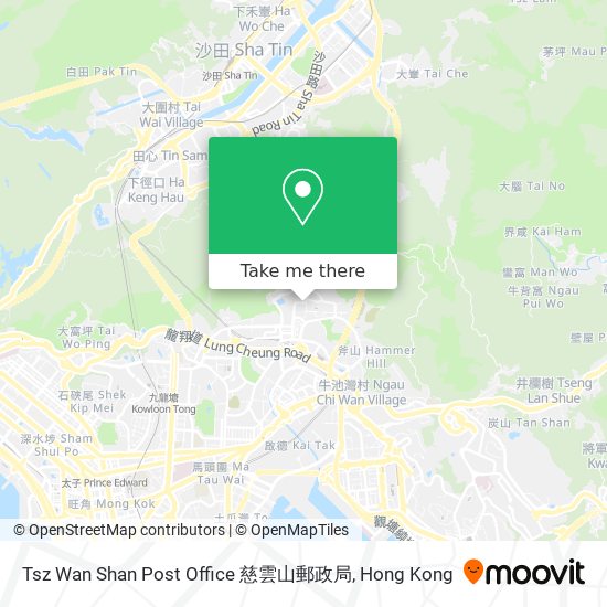 Tsz Wan Shan Post Office 慈雲山郵政局 map