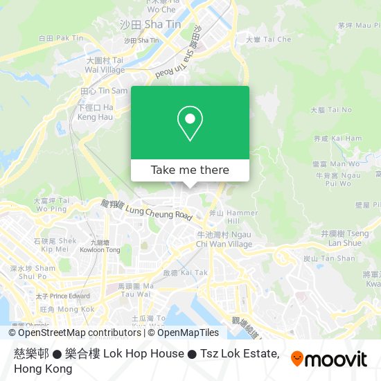 慈樂邨 ● 樂合樓 Lok Hop House ● Tsz Lok Estate map