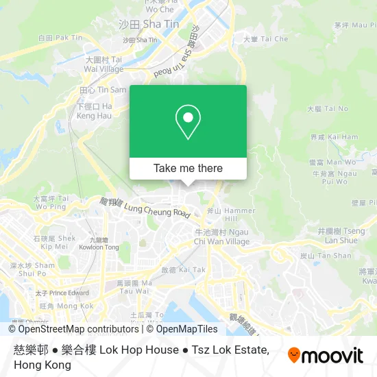 慈樂邨 ● 樂合樓 Lok Hop House ● Tsz Lok Estate地圖