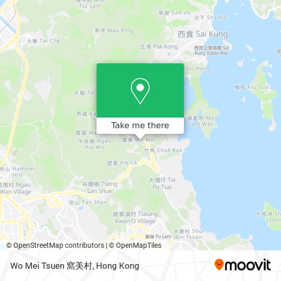 Wo Mei Tsuen 窩美村 map