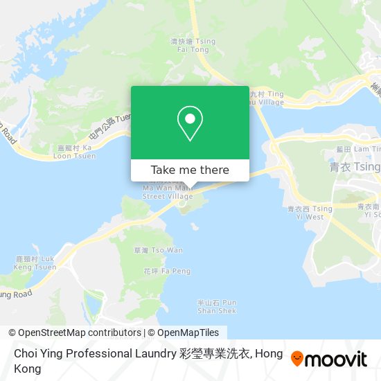 Choi Ying Professional Laundry 彩瑩專業洗衣 map