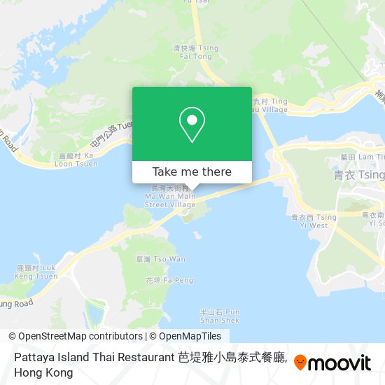 Pattaya Island Thai Restaurant 芭堤雅小島泰式餐廳 map