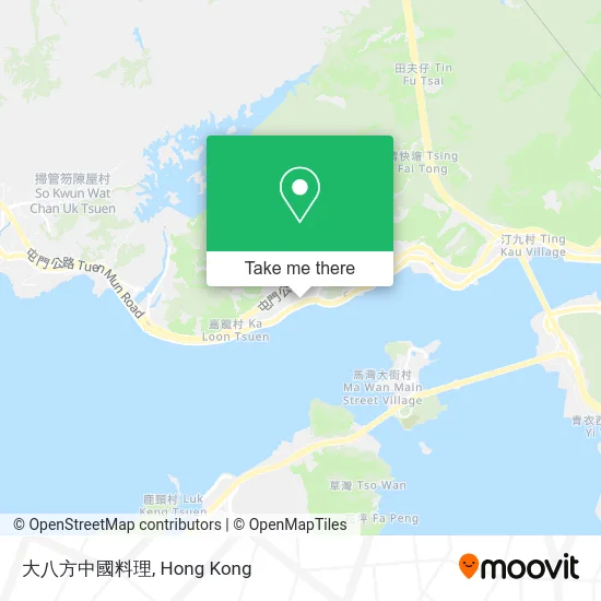 大八方中國料理 map