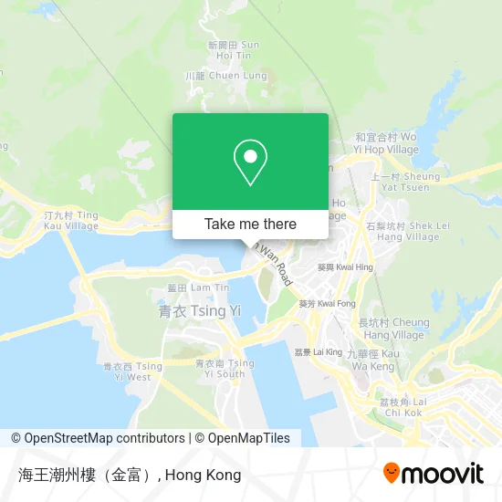 海王潮州樓（金富）地圖