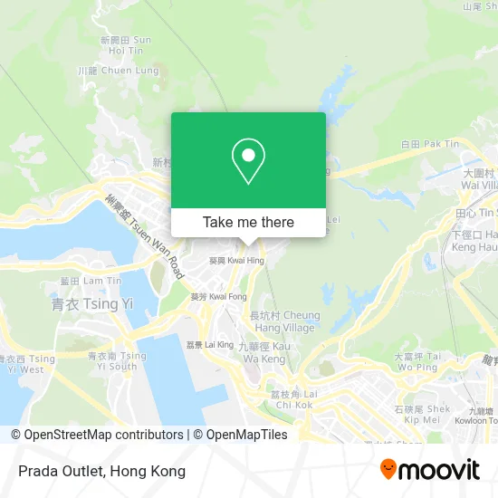 Prada Outlet map