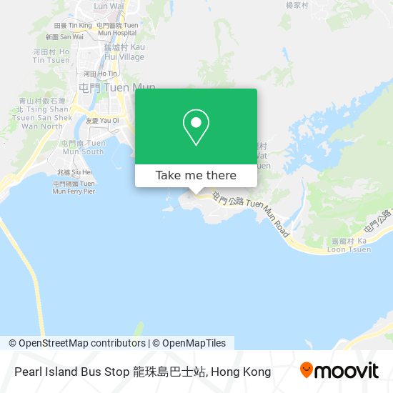 Pearl Island Bus Stop 龍珠島巴士站地圖