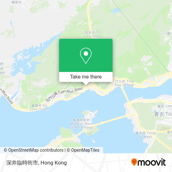 深井臨時街市地圖