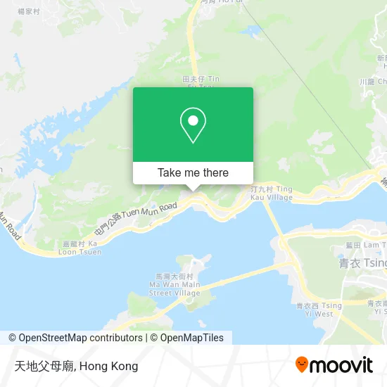天地父母廟地圖