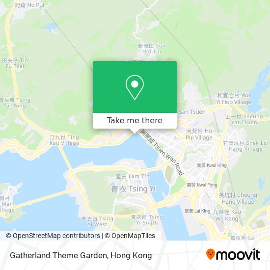 Gatherland Theme Garden map