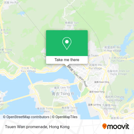 Tsuen Wan promenade map