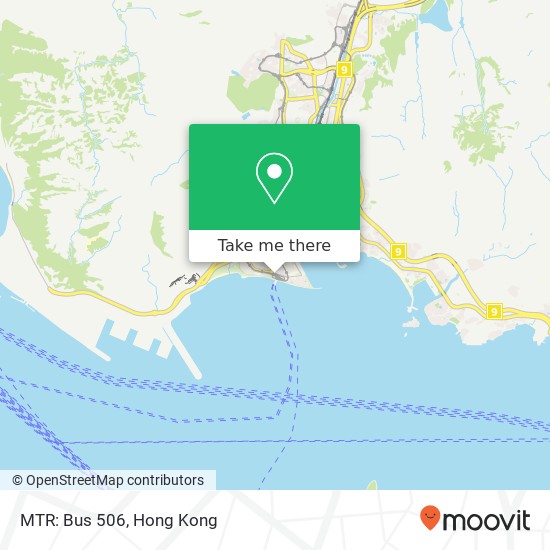 MTR: Bus 506 map