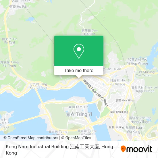 Kong Nam Industrial Building 江南工業大廈 map