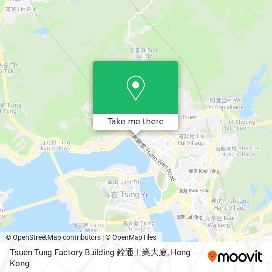 Tsuen Tung Factory Building 銓通工業大廈 map
