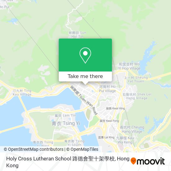 Holy Cross Lutheran School 路德會聖十架學校地圖