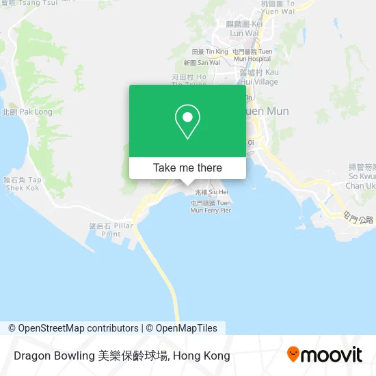 Dragon Bowling 美樂保齡球場地圖