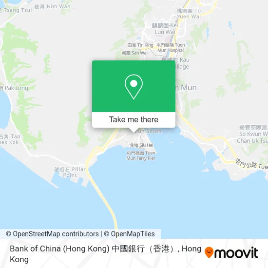 Bank of China (Hong Kong) 中國銀行（香港） map