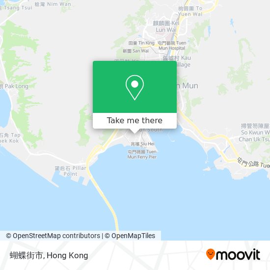蝴蝶街市 map