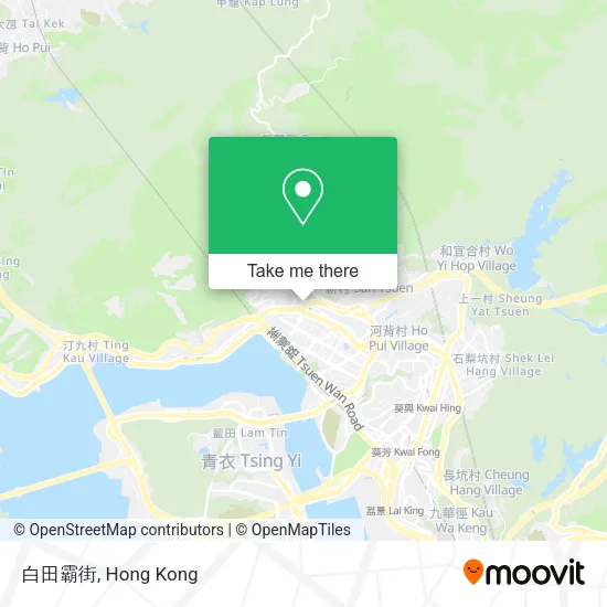 白田霸街地圖