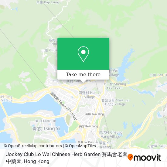 Jockey Club Lo Wai Chinese Herb Garden 賽馬會老圍中藥園 map