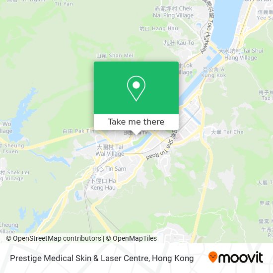 Prestige Medical Skin & Laser Centre map