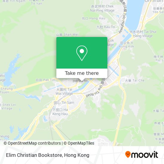 Elim Christian Bookstore map