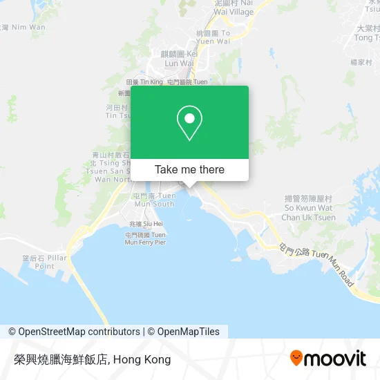 榮興燒臘海鮮飯店地圖