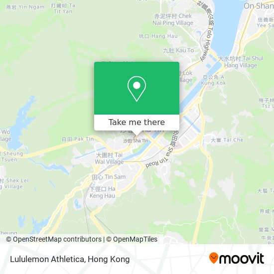 Lululemon Athletica地圖
