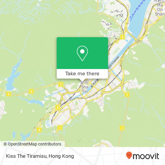 Kiss The Tiramisu map