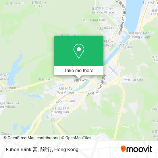 Fubon Bank 富邦銀行地圖