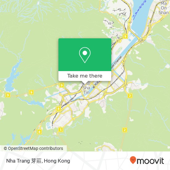 Nha Trang 芽莊 map