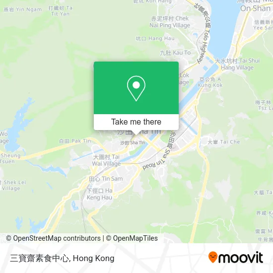 三寶齋素食中心地圖