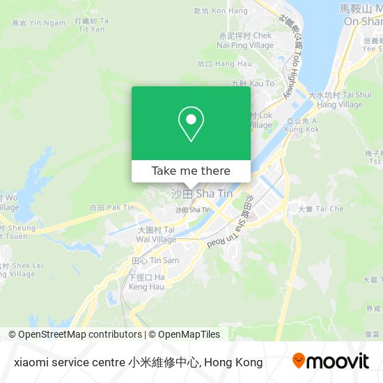 xiaomi service centre 小米維修中心 map