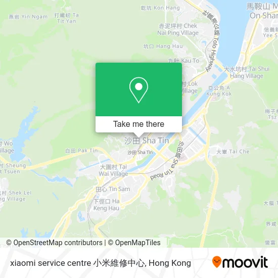 xiaomi service centre 小米維修中心 map