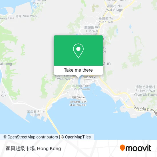 家興超級市場地圖