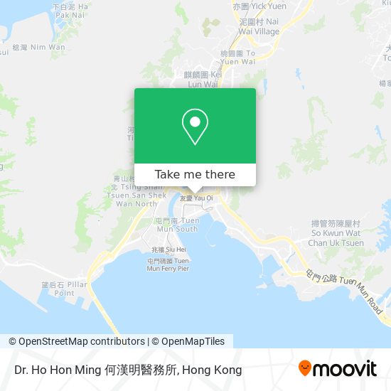 Dr. Ho Hon Ming 何漢明醫務所 map