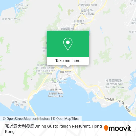 嘉樂意大利餐廳Dining Gusto Italian Resturant地圖