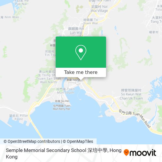 Semple Memorial Secondary School 深培中學 map