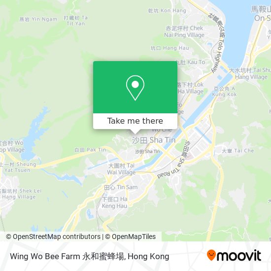 Wing Wo Bee Farm 永和蜜蜂場地圖