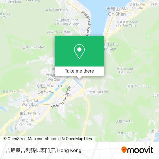 吉豚屋吉列豬扒專門店地圖